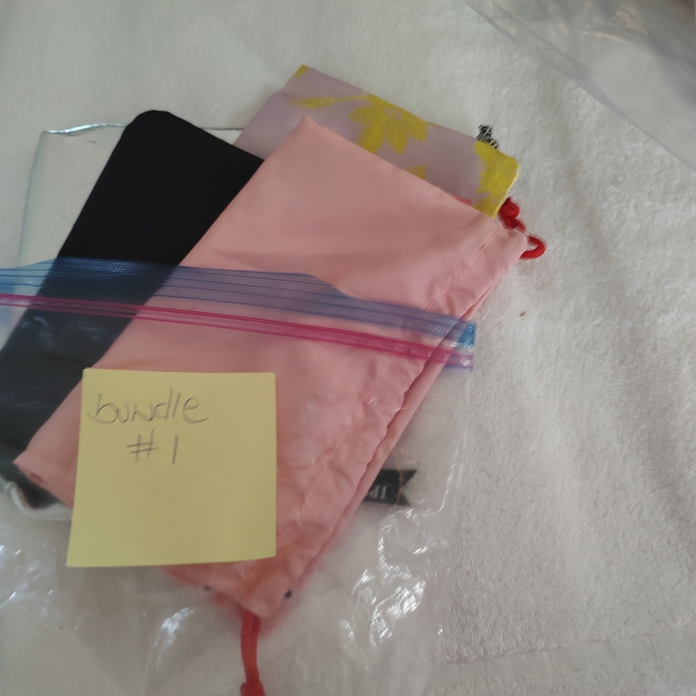 Colorful Drawstring Pouches Bundle - image 1